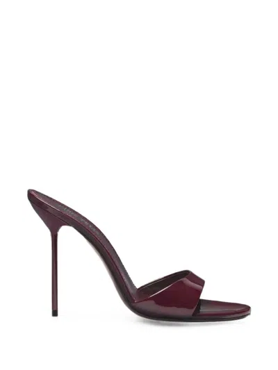 Paris Texas Lidia Heel Mule In Burgundy