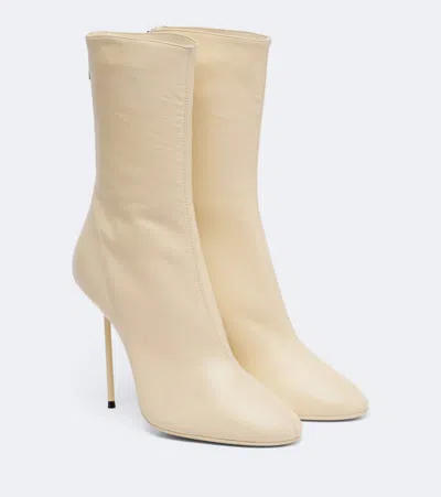 PARIS TEXAS LIDIA LEATHER ANKLE BOOTS