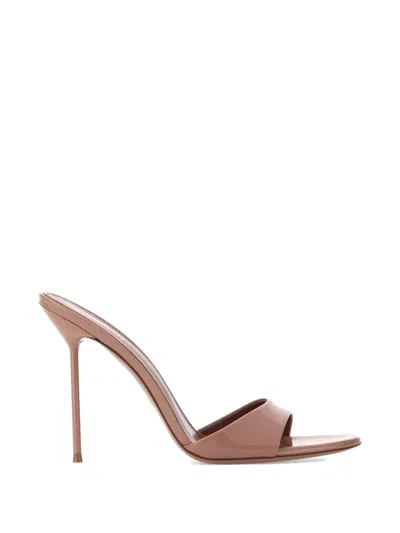 Paris Texas Lidia Leather Sandals In Neutral