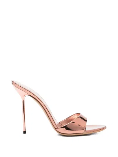 Paris Texas Lidia Metallic-finish Sandals In Brown