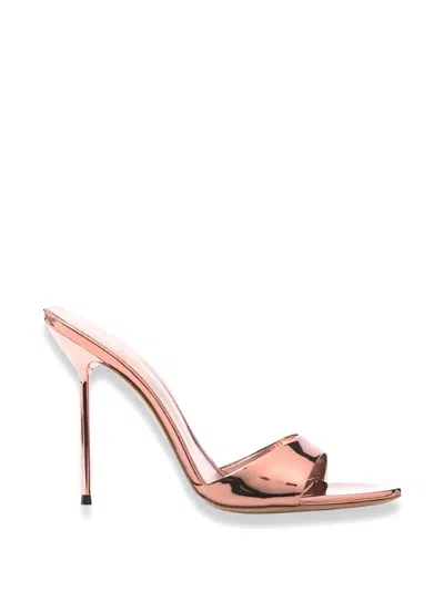 Paris Texas Lidia Metallic-effect Mules In Multi