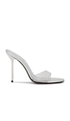 Paris Texas Lidia Mule Clear And Silver In 银色