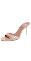 Paris Texas Lidia Mule In Antique Pink Patent Leather In Dark Phard