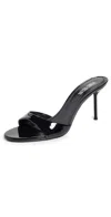 Paris Texas Lidia Mules 70mm Black In Black