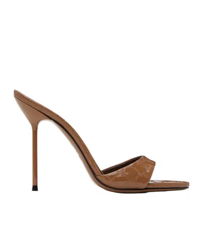 Paris Texas Brown Lidia Heeled Sandals In Cuoio