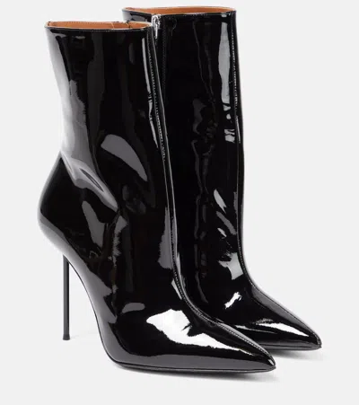 Paris Texas Lidia Leather Ankle Boots In Black