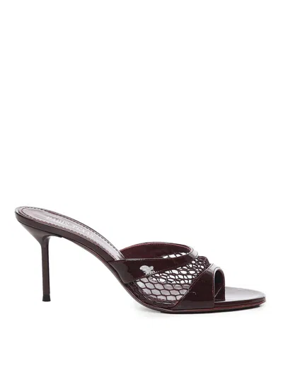 Paris Texas Lidia Patent Leather Mule In Black