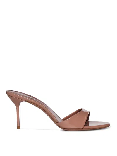 Paris Texas Lidia Patent Leather Mule In Pink