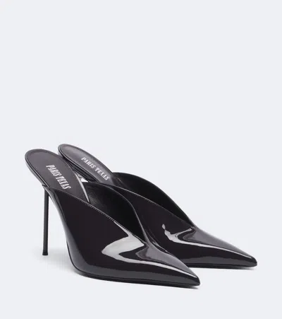 Paris Texas Lidia Patent Leather Mules In Purple