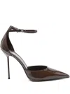 Paris Texas Lidia Patent Leather Pumps In Brown