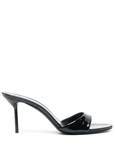 Paris Texas Patent Leather Lidia Mules 70 In Black