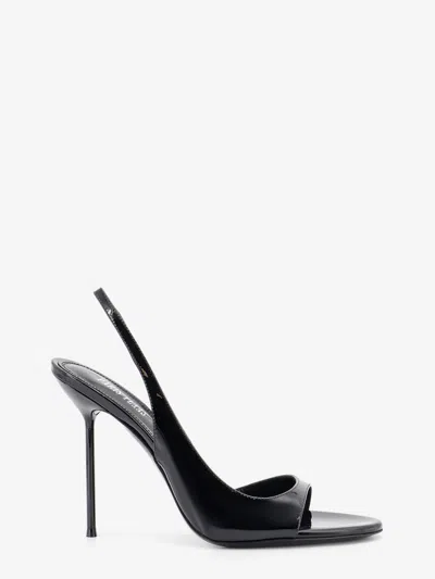 Paris Texas Lidia Patent Leather Sandals In Black