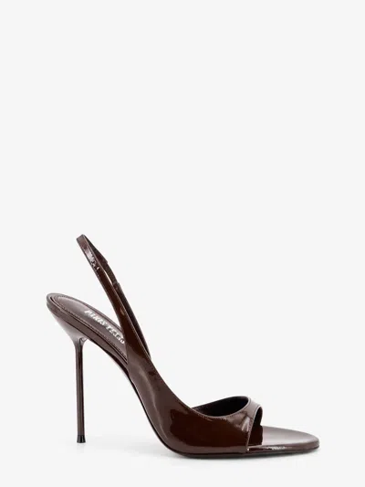 Paris Texas Lidia Patent Leather Sandals In Brown