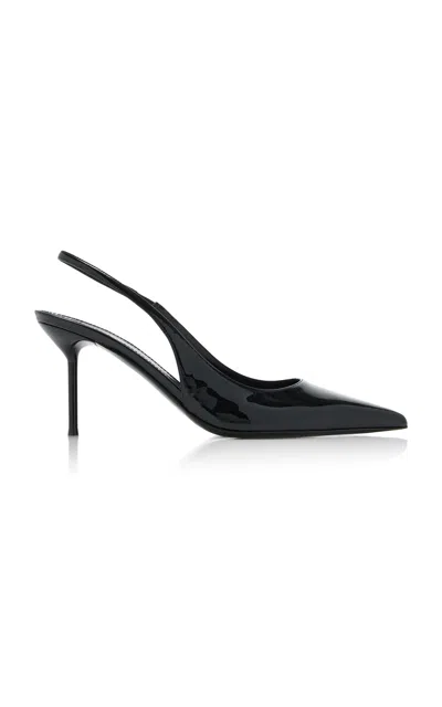 Paris Texas Lidia Patent Leather Slingback Pumps In Brown