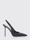 Paris Texas Lidia パテントレザー スリングバック ハイヒールパンプス In Black