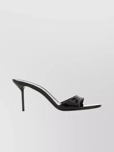 PARIS TEXAS LIDIA PATENT LEATHER STILETTO MULES