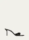 PARIS TEXAS LIDIA PATENT STILETTO MULE SANDALS