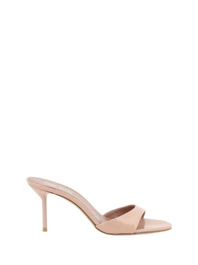 Paris Texas 'lidia' Pink Mules With Stiletto Heel In Patent Leather Woman