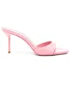Paris Texas Patent Leather Lidia Sandals In Pink