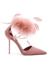 Paris Texas Lidia Featherankle Strap 105 In Pink