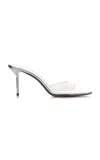 Paris Texas Transparent Lidia Mule 70 Heeled Sandals In Clear