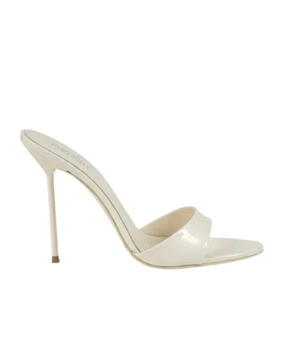 Paris Texas Lidia Round-toe Sandals In Neutral