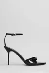 Paris Texas Lidia Sandal 90 Sandals In Black Patent Leather