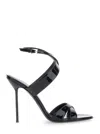 Paris Texas Round-toe High-heeled Sandals In Black
