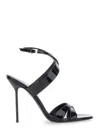 Paris Texas Round-toe High-heeled Sandals In Black