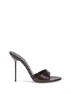 Paris Texas 'lidia' Brown Mules With Stiletto Heel