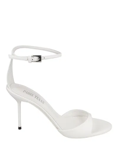 Paris Texas Lidia Leather Sandal In White