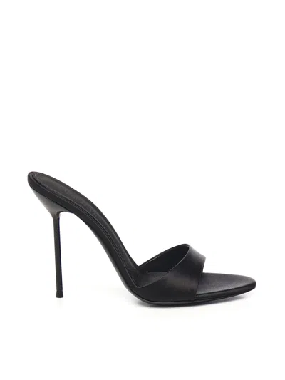 Paris Texas Lidia Satin Mules In Multi