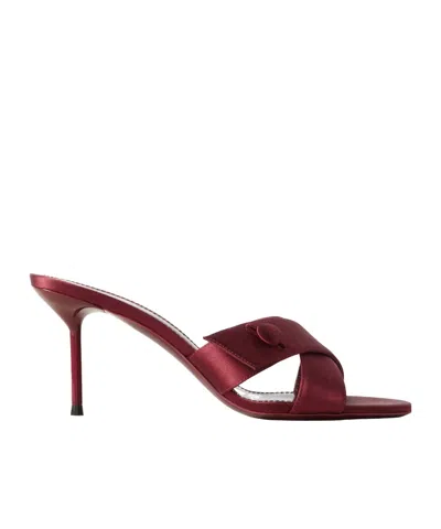 Paris Texas Lidia Satin Mules In No