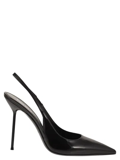 Paris Texas Patent Leather Lidia Slingback Pumps 105 In Black