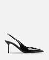 Paris Texas Lidia Slingback Heel 70 In Black