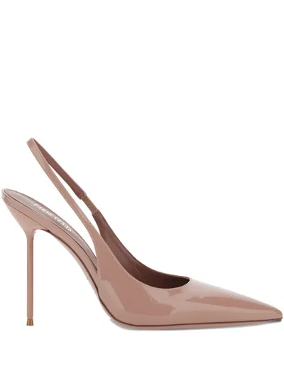 Paris Texas Lidia Slingback Pointed-toe Pumps In Neutral