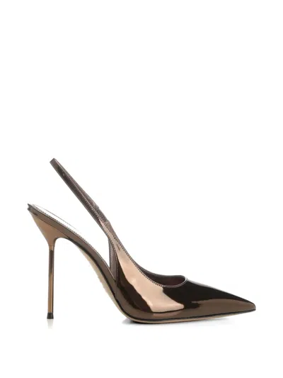 Paris Texas Lidia Slingback Woman Ebony In Brown
