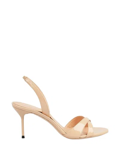 Paris Texas Lidia Slingback Sandals In Neutral