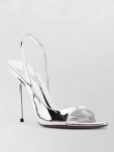 Paris Texas Lidia Slingback Sandals Open Toe Stiletto In Multi