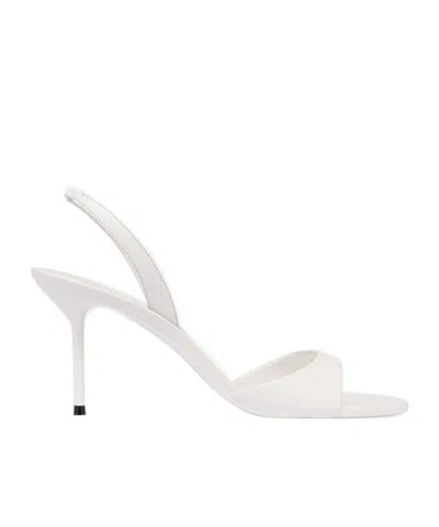 Paris Texas Lidia Slingback Sandals In White