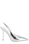 Paris Texas Lidia 115mm Metallic-effect Leather Pumps In Silver