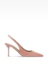 Paris Texas Lidia Slingback-strap Pumps In Pink