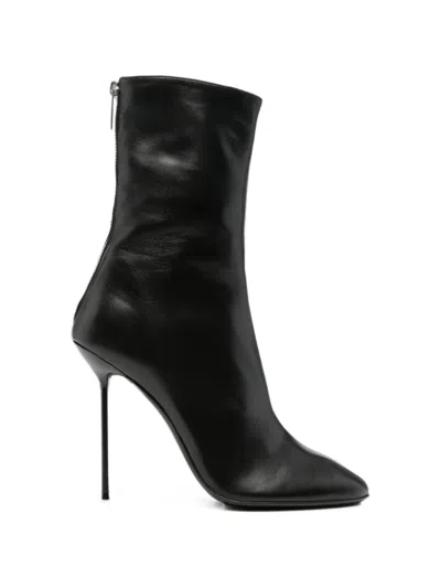 Paris Texas Lidia Stiletto-heel Ankle Boots In Black