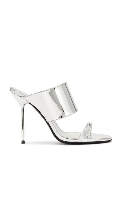 Paris Texas Lidia Thong Sandals In Silver