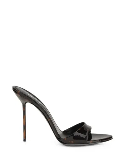 Paris Texas Lidia Tortoiseshell-effect Sandals In Brown