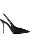 Paris Texas Slingback Pumps Pointed Toe Design In Black