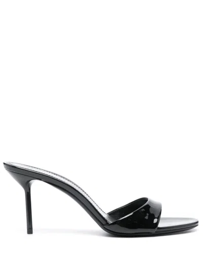 Paris Texas Patent Leather Lidia Mules 70 In Black