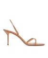 Paris Texas Beige Liz Slingback 70 Heeled Sandals In Nude