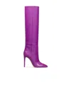 Paris Texas Lizard-striped Boots In Purple
