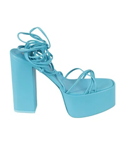 PARIS TEXAS PARIS TEXAS LOGO DETAILED OPEN TOE SANDALS